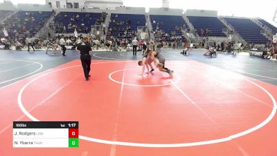 165 lbs Quarterfinal - Jacob Rodgers, Lions WC vs Nathan Ybarra, Thundercats WC