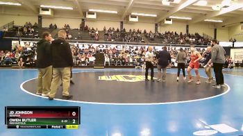 174 lbs Quarterfinal - JD Johnson, Newman vs Owen Butler, Indianapolis