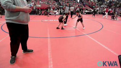 Consolation - Aiden Saunders, Woodland Wrestling Club vs Haylin Higgins, Cleveland Take Down Club