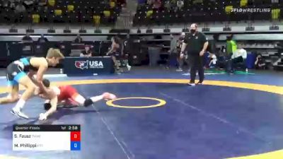 61 kg Quarterfinal - Sean Fausz, TMWC/ SOCAL RTC vs Micky Phillippi, Pittsburgh Wrestling Club