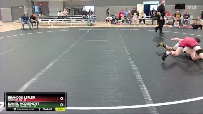 96 lbs Round 4 (10 Team) - Daniel McDermott, Terps East Coast Elite vs Brandon Lefler, Wolfpack WC