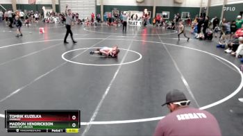 52 lbs Cons. Round 1 - Maddon Hendrickson, Hawks WC Lincoln vs Tomrik Kuzelka, FAIRBURY