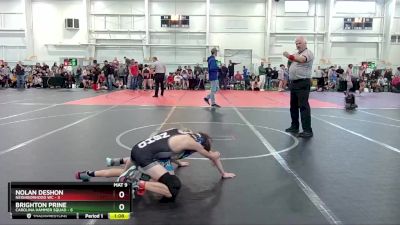 84 lbs Round 1 (10 Team) - Brighton Prine, Carolina Hammer Squad vs Nolan Deshon, Neighborhood WC