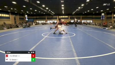 197 lbs 5th Place - Silas Allred, Nebraska vs Sonny Sasso, Virginia Tech