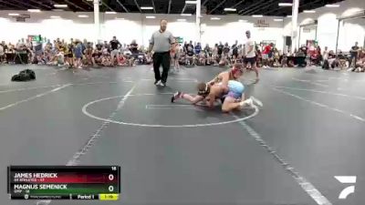 110 lbs Round 1 (4 Team) - James Hedrick, 84 Athletes vs Magnus Semenick, OMP