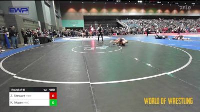 105 lbs Round Of 16 - Ziggy Stewart, THRESHOLD WRESTLING CLUB vs Kaicen Akpan, Maize Wrestling Club