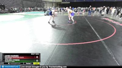 74 lbs 3rd Place Match - Steven Uydess, Auburn A-Team vs James Barnes, Goldendale Grapplers Youth Wrestling