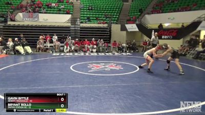 108 lbs Finals (2 Team) - Bryant Rollo, Smiths Station Hs vs Gavin Bittle, Hewitt-Trussville