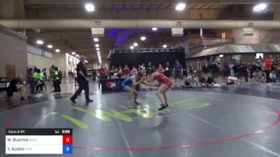 127 lbs Cons 8 #1 - Margaret Buurma, Michigan vs Yzabella Austin, Pitman High School Wrestling