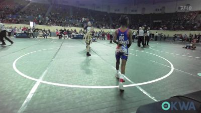 58 lbs Consi Of 8 #1 - Ezekiel Brewer, Lions Wrestling Academy vs Lincoln Brawner, Woodward Youth Wrestling