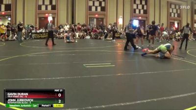 145 lbs Quarterfinals (8 Team) - John Jurkovich, Headhunters Black vs Gavin Duran, Yale Street WC