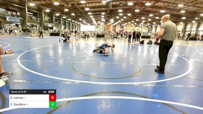 100 lbs Consi Of 8 #1 - Cameron Haines, FL vs Eli Sanders, AL