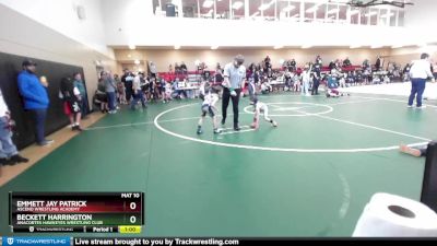 49 lbs Semifinal - Emmett Jay Patrick, Ascend Wrestling Academy vs Beckett Harrington, Anacortes Hawkeyes Wrestling Club