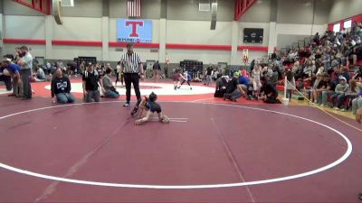 50 lbs Quarterfinal - Emry Smith, Arab Youth Wrestling vs Raylan Stacks, Assassins Wrestling