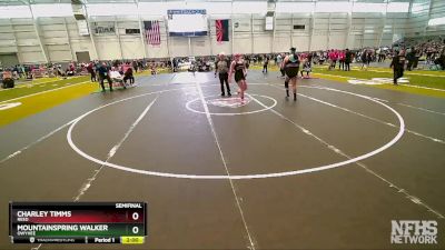 235 lbs Semifinal - Mountainspring Walker, Owyhee vs Charley Timms, Reed