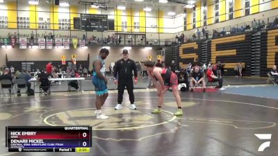 195 lbs Quarterfinal - Nick Embry, Iowa vs Denarii Mickel, Central Iowa Wrestling Club /Team Intensity