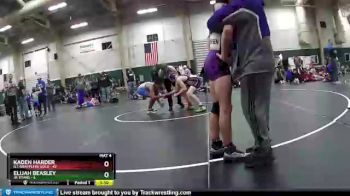 140 lbs Round 5 (6 Team) - Kaden Harder, G.I. Grapplers Gold vs Elijah Beasley, Jr Titans