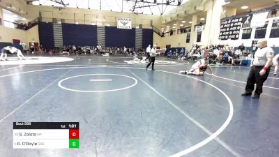 215 lbs Round Of 16 - Stosh Zalota, Malvern Prep vs Riley O'Boyle, Southern Regional