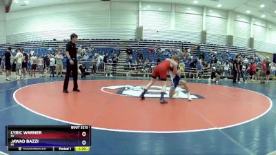 110 lbs Cons. Round 3 - Lyric Warner, MI vs Jawad Bazzi, MI