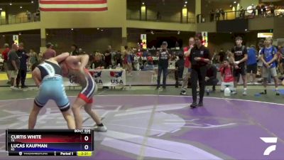 120 lbs Cons. Round 2 - Curtis White, TX vs Lucas Kaufman, KS