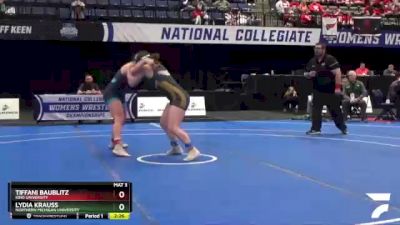 155 lbs Cons. Semi - Lydia Krauss, Northern Michigan University vs Tiffani Baublitz, King University