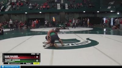 125 lbs Cons. Round 2 - Kase Mauger, Utah Valley University vs Tommy Hoskins, Ohio University