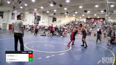 220 lbs Cons. Round 5 - David Perez, Rio Mesa vs Edwin Hopkins, Westminster