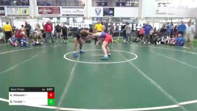 E-146 lbs Semifinal - Kameron Mikesell, IN vs Braxton Tindall, MI