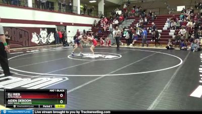 106 lbs Semifinal - Eli Rieb, Alta/Aurelia vs Aiden DeBoom, West Sioux, Hawarden