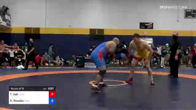 125 kg Round Of 16 - Tanner Hall, Sunkist Kids Wrestling Club vs Ricardo Rosalez, Texas