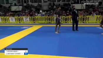 THIAGO AGUIAR ABUD vs JOSHUA ANTHONY CISNEROS 2021 Pan IBJJF Jiu-Jitsu No-Gi Championship