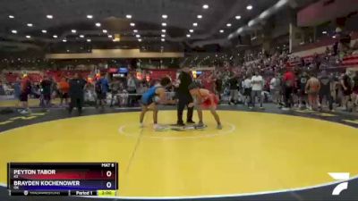 145 lbs Cons. Round 4 - Peyton Tabor, KS vs Brayden Kochenower, OK