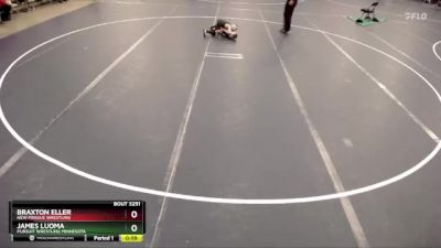 53 lbs Cons. Round 4 - James Luoma, Pursuit Wrestling Minnesota vs Braxton Eller, New Prague Wrestling