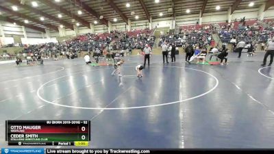 52 lbs Cons. Round 3 - Otto Mauger, Westlake vs Ceder Smith, Stallions Wrestling Club