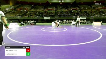 122 lbs Final - Me`Kala James, Central vs Aubree Kooren, Frontier