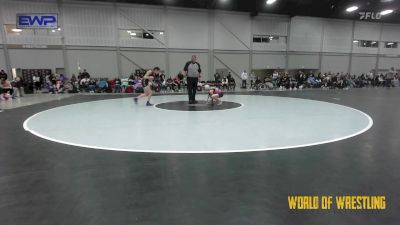 80 lbs 3rd Place - Rhilynn Tolzman, Funky Singlets Girls vs Elissa Cruz, Sisters On The Mat Black