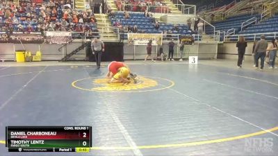 132 lbs Cons. Round 1 - Daniel Charboneau, Devils Lake vs Timothy Lentz, Fargo South