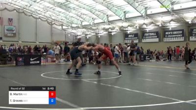 79 kg Round Of 32 - Bryce Martin, Indiana University vs Trevor Graves, Grits Athletics