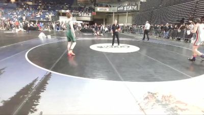 126 lbs Champ. Round 1 - Kingston Case, Hoquiam Jr. Grizzly Wrestling Club vs Cooper Nees, Port Angeles Wrestling Club