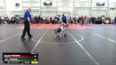 80 lbs Round 8 (10 Team) - Jett Johnson, Carolina Hammer Squad vs Elijah Wineberg, Bandits