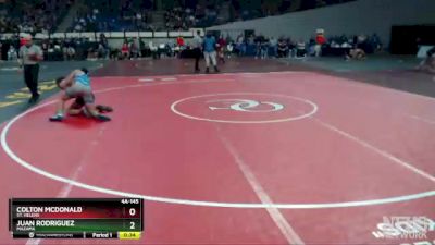 4A-145 lbs Cons. Round 2 - Juan Rodriguez, Mazama vs Colton McDonald, St. Helens