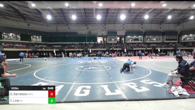 120 lbs Quarterfinal - Sean Garretson, Archbishop Spalding vs Tommy Link, Malvern Prep