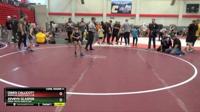 50 lbs Cons. Round 4 - Zevryn Glasper, Arab Youth Wrestling vs Owen Callicott, Ironclad Wrestling Club