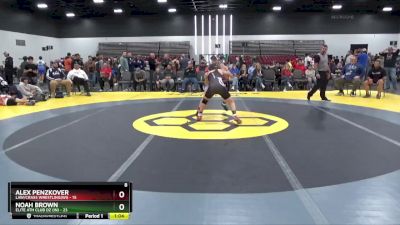 119 lbs Placement Matches (8 Team) - Alex Penzkover, LAW/Crass Wrestling(WI) vs Noah Brown, Elite Ath Club DZ (IN)