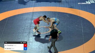 79 lbs Consolation - Matthew Finesilver, Blue Blood Wrestling Club vs Nick Becker, Badger Regional Training Center