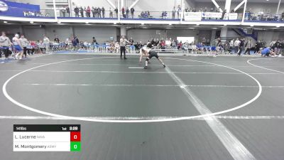 141 lbs Round Of 64 - Luke Lucerne, Naval Academy vs Mark Montgomery, Army-West Point