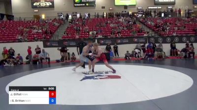 87 kg Cons 4 - Jakob Gilfoil, Pennsylvania vs Branson Britten, Northern Colorado Wrestling Club