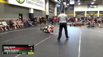 155 lbs Round 1 (6 Team) - Emma Heaton, SOTM Pink vs Teegan Sulentich, Valkyrie Of Goldfinch