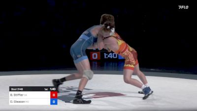 138 lbs Final - Blue Stiffler, Georgia vs David Gleason, Missouri