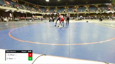 138 lbs Cons. Round 4 - Cale Mixer, Quincy (Sr.) vs Christopher Rose, Bloomington